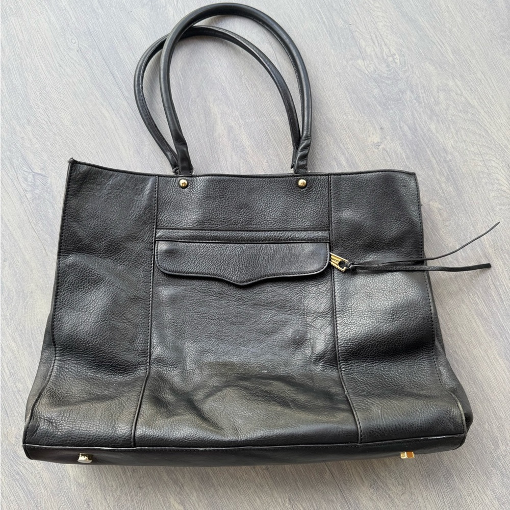 Rebecca Minkoff Black Leather Tote